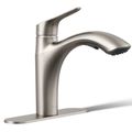 Product Image of Rival 1-Handle Pull Out Kitchen Faucet (Stainless Steel), K-30468-VS