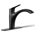 Product Image of Rival 1-Handle Swing Spout Kitchen Faucet (Matte Black), K-30470-BL