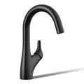 Product Image of Rival 1-Handle Swing Spout Bar Faucet (Matte Black), K-30472-BL