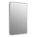 Product Image of Essential 24" x 36" Rectangular Framed Mirror, Brushed Nickel, K-31364-BNL