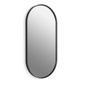 Product Image of Essential 18" x 36" Capsule Framed Mirror, Matte Black, K-31371-BLL