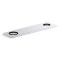 Product Image of 8" Two-Hole Escutcheon Plate for Insight and Kinesis Lav Faucets and Soap Dispensers (Square), K-38166-CP