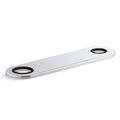 Product Image of 8" Two-Hole Escutcheon Plate for Insight and Kinesis Lav Faucets and Soap Dispensers (Round), K-38168-CP