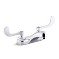 Product Image of Triton Bowe 4" Centerset Bathroom Sink Faucet with Wristblade Handles, Aerated Flow, 1.0 GPM, K-400T20-5AKA-CP