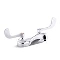 Product Image of Triton Bowe 4" Centerset Bathroom Sink Faucet with Wristblade Handles, Laminar Flow, 0.5 GPM, K-400T20-5ANL-CP