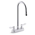 Product Image of Triton Bowe 4" Centerset Bathroom Sink Faucet with Lever Handles and Gooseneck Spout, Aerated Flow, 1.0 GPM, K-400T70-4AKA-CP