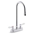 Product Image of Triton Bowe 4" Centerset Bathroom Sink Faucet with Lever Handles and Gooseneck Spout, Aerated Flow, 0.5 GPM, K-400T70-4ANA-CP