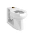Product Image of Anglesey 1.6 gpf Floor-Mount Top Spud Flushometer Bowl with Integral Seat (White), K-4388-0