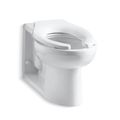 Product Image of Anglesey 1.6 gpf Floor-Mount Rear Spud Flushometer Bowl (White), K-4396-0