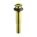 Product Image of Decorative Snowflake Grid Drain without Overflow (French Gold), K-7108-AF