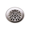 Product Image of Decorative Snowflake Grid Drain without Overflow (Polished Nickel), K-7108-SN