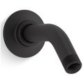 Product Image of 5-3/8" Shower Arm and Flange (Matte Black), K-7395-BL