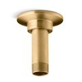 Product Image of 3" Ceiling-Mount Shower Arm and Flange (Moderne Brass), K-7396-2MB