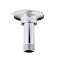 Product Image of 3" Ceiling-Mount Shower Arm and Flange (Polished Chrome), K-7396-CP