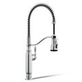 Product Image of Tournant Semi-Professional 1-Handle Pull Out Kitchen Faucet with Spray (Polished Chrome), K-77515-CP