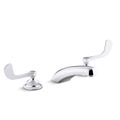 Product Image of Triton Bowe 8" Centerset Widespread Bathroom Sink Faucet with Wristblade Handles, Aerated Flow, 0.5 GPM