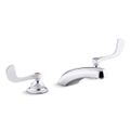 Product Image of Triton Bowe 8" Centerset Widespread Bathroom Sink Faucet with Wristblade Handles, Laminar Flow, 0.5 GPM, K-800T20-5ANL-CP