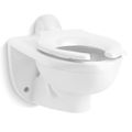 Product Image of Kingston Ultra 1.0/1.1 /1.28/1.6 gpf Rear Spud Wall-Mount Flushometer Toilet w/ Lugs (White)