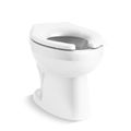 Product Image of Wellcomme Ultra Floor-Mount Rear Spud Antimicrobial Flushometer Bowl (White)