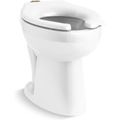 Product Image of Highcliff Ultra Floor-Mount Top Spud Flushometer Bowl (White), K-96057-0