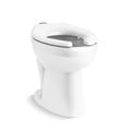 Product Image of Highcliff Ultra Floor-Mount Top Spud Flushometer Bowl with Lugs (White), K-96057-L-0