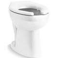 Product Image of Highcliff Ultra Floor-Mount Rear Spud Flushometer Bowl with Lugs (White)