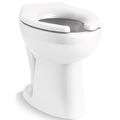 Product Image of Highcliff Ultra Floor-Mount Rear Spud Antimicrobial Flushometer Bowl (White)
