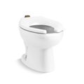 Product Image of Juvenile Ultra 1.0/1.1 /1.28/1.6 gpf Top Spud Floor-Mount Flushometer Toilet (White)