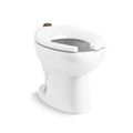 Product Image of Juvenile Ultra 1.0/1.1 /1.28/1.6 gpf Top Spud Floor-Mount Antimicrobial Flushometer Toilet (White), K-96059-SS-0