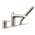 Product Image of Hint Deck Mount Tub Filler Trim w/ Handshower (Brushed Nickel)