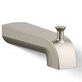 Product Image of Pitch Wall Mount Tub Spout with Diverter (Brushed Nickel), K-97089-BN