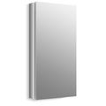 Product Image of Verdera 15" W x 30" H Single-Door Medicine Cabinet with Mirrored Door, K-99000-NA