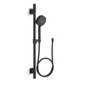 Product Image of Awaken G110 Deluxe 30" Four-Function Hand Shower Kit, 2.5 GPM (Matte Black), K-99242-Y-BL