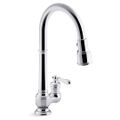 Product Image of Artifacts 1-Handle Pull Down Kitchen Faucet (Polished Chrome), K-99260-CP