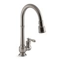 Product Image of Artifacts 1-Handle Pull Down Kitchen Faucet (Stainless Steel), K-99260-VS