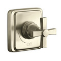 Product Image of Pinstripe Pure Volume Control Valve Trim, Cross Handle (Brushed Nickel)