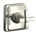 Product Image of Pinstripe Pure Volume Control Valve Trim, Cross Handle (Polished Nickel)