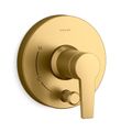 Product Image of Pitch Rite-Temp Valve Trim with Push-Button Diverter (Moderne Brass)