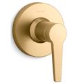 Product Image of Pitch MasterShower Transfer Valve Trim with Lever Handle (Moderne Brass)