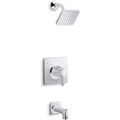 Product Image of Venza Rite-Temp Bath and Shower Trim Kit, 1.75 GPM (Polished Chrome)