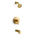 Product Image of Pitch Rite-Temp Bath and Shower Trim Kit, 1.75 GPM (Moderne Brass)