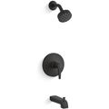 Product Image of Pitch Rite-Temp Bath and Shower Trim Kit, 1.75 GPM (Matte Black)