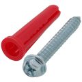 Product Image of #12 Red Conical Anchor Kit w/ Hex Head Combo Drive Screws (101 pieces)