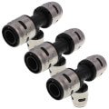 Product Image of 3/4" x 3/4" x 1/2" SharkBite EvoPEX Reducing Tee (3 Pack)