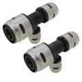 Product Image of 1" x 3/4" x 1/2" SharkBite EvoPEX Reducing Tee (2 Pack)