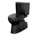 Product Image of MS474124CUF#51 Vespin II 1.0 GPF 2-Piece Elongated 1.0 GPF Universal Height Toilet w/ SS124 Softclose Seat, Washlet+ Ready (Ebony)