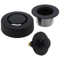 Product Image of True Blue Trim Kit w/ Finished Drain Spud (Matte Black)