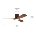 Product Image of 48" Volos Fan (Satin Natural Bronze)