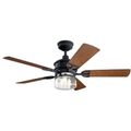 Product Image of Lyndon Patio LED 3000K 52" Fan (Distressed Black)