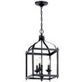 Product Image of Larkin 22.25" 3 Light Pendant (Black)